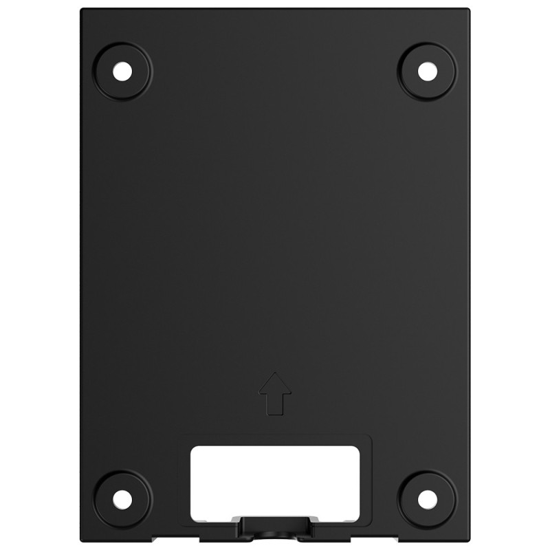 Surface mounting box, metal, black