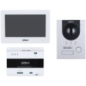 2-Draht-Video-Gegensprechanlagen-Set, 2 MP, 7" TFT-Touch-Screen, IP65, IK07, Aufputz