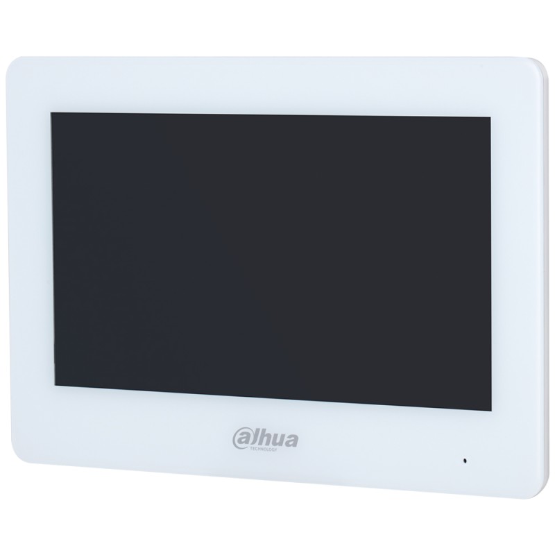 7" 2-wire WLAN monitor, touch screen, white - DHI-VTH5123H-W-S2 - 3