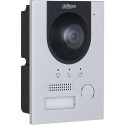 IP video door intercom, 2MP, IP65, IK07, silver - DHI-VTO2201F-P-S2 - 2