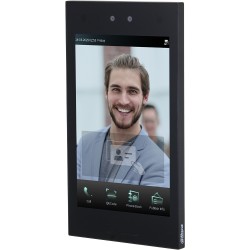 IP video door intercom with card reader, face recognition, 2 MP, IP65, black - DHI-VTO9631Q - 1