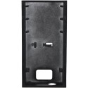 Flush-mounted mounting box, metal, black - VTM94 - 1