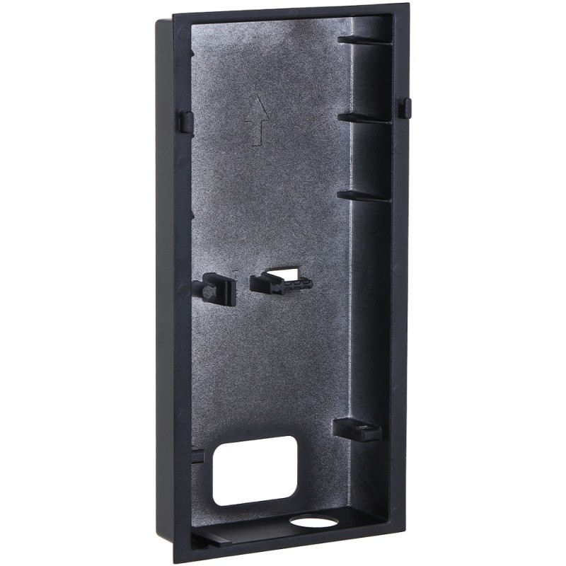 Flush-mounted mounting box, metal, black - VTM94 - 2