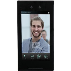 IP video door intercom with face recognition and card reader, 7" touch screen, 2 MP, IP65, black - DHI-VTO7631Q - 1