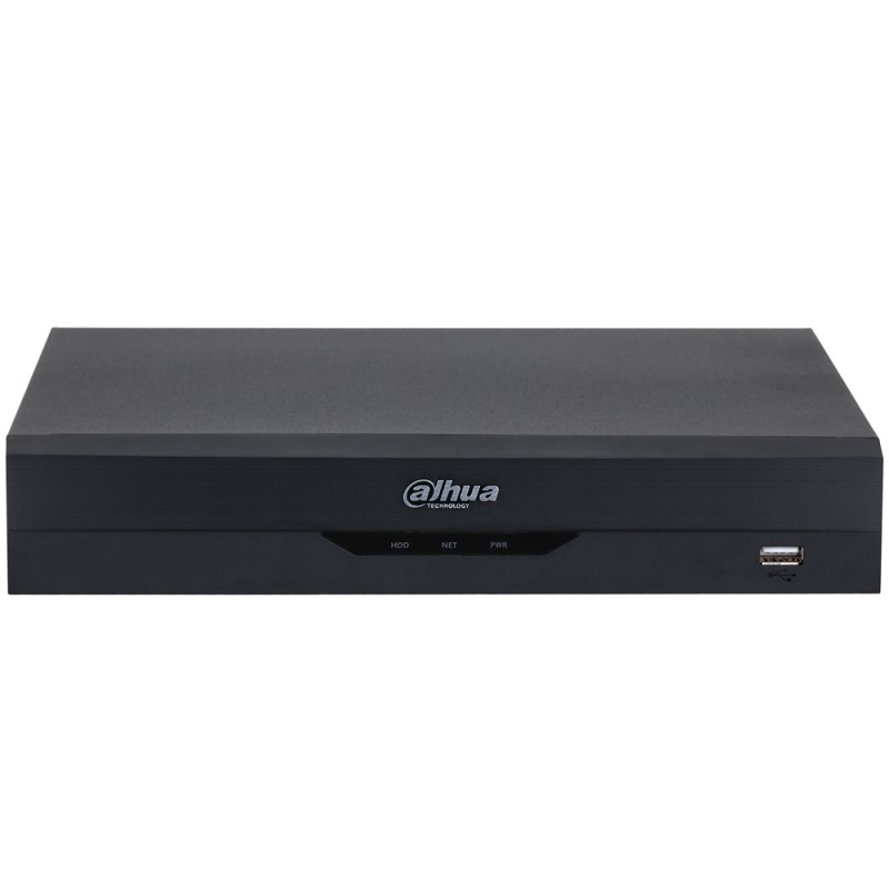 HD-CVI recorder, 8 channels, 16 channels IP, 2x SATA à 16 TB, 1U, black - DH-XVR5208A-4KL-I3/T - 1