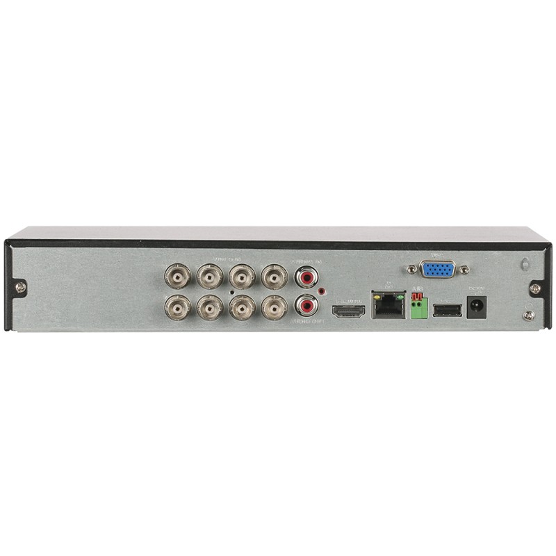 HD-CVI recorder, 8 channels, 16 channels IP, 2x SATA à 16 TB, 1U, black - DH-XVR5208A-4KL-I3/T - 2