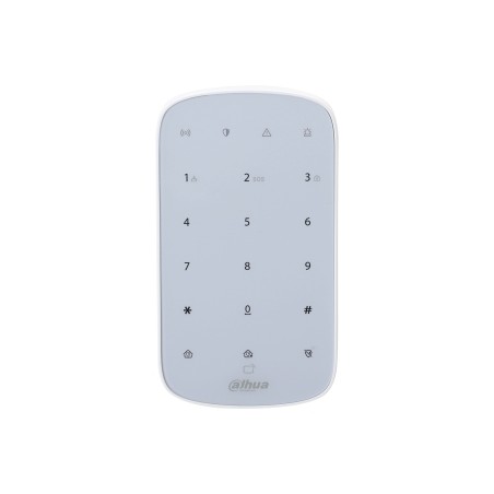 Funk-Bedienteil mit Tastatur, Grad 2, Temperatur-Messung, weiß - DHI-ARK30T-W2(868) - 1