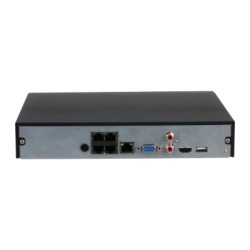 IP PoE recorder, 4 channels, 4x PoE, max. 12MP, WizSense, H.265+, 1 SATA à 10TB