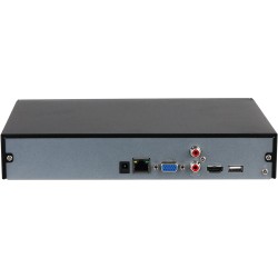 Dahua IP recorder, 16 channels IP, 1x SATA à 16 TB, 1U, black