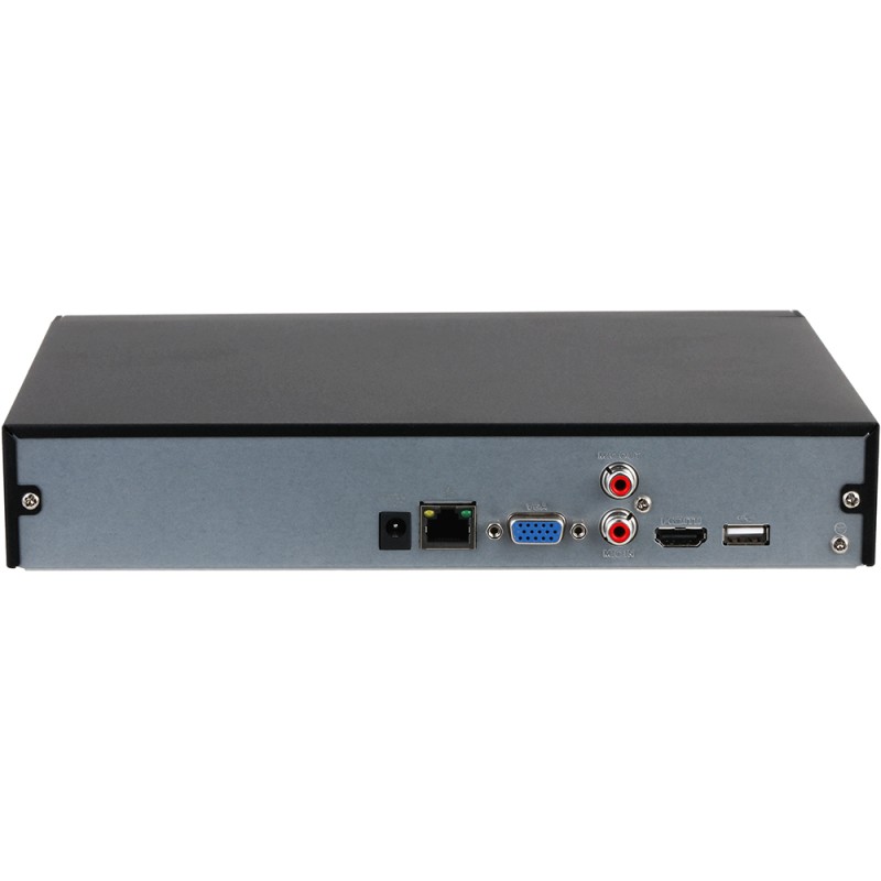 IP-Rekorder, 16 Kanäle IP, 1x SATA à 16 TB, 1U, schwarz