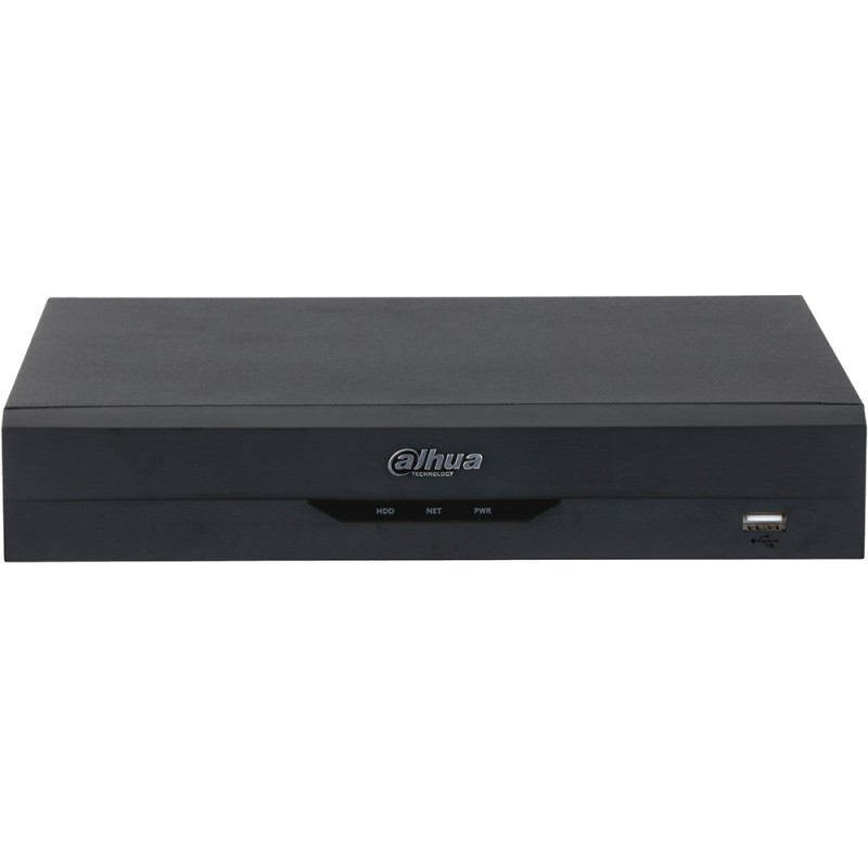 IP-Rekorder, 16 Kanäle IP, 1x SATA à 16 TB, 1U, schwarz