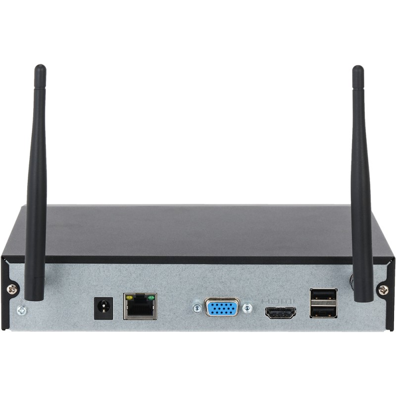 Dahua IP WLAN recorder, 4 channels, 1x SATA à 20 TB, 1U, black