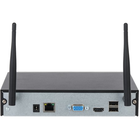 Dahua IP WLAN recorder, 4 channels, 1x SATA à 20 TB, 1U, black