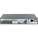IP PoE recorder, 64 channels IP, 16 channels PoE, 4x SATA à 20 TB, 1.5U, black