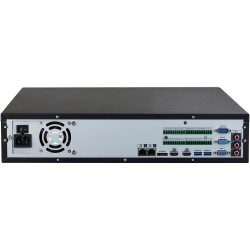 IP-Rekorder, 64 Kanäle IP, 8x SATA à 20 TB, 2U, schwarz