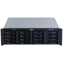 IP recorder, 128 channels, 16x SATA à 20 TB, 3U, black