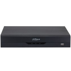 HD-CVI recorder, 8 channels, 16 channels IP, 2x SATA à 16 TB, 1U, black