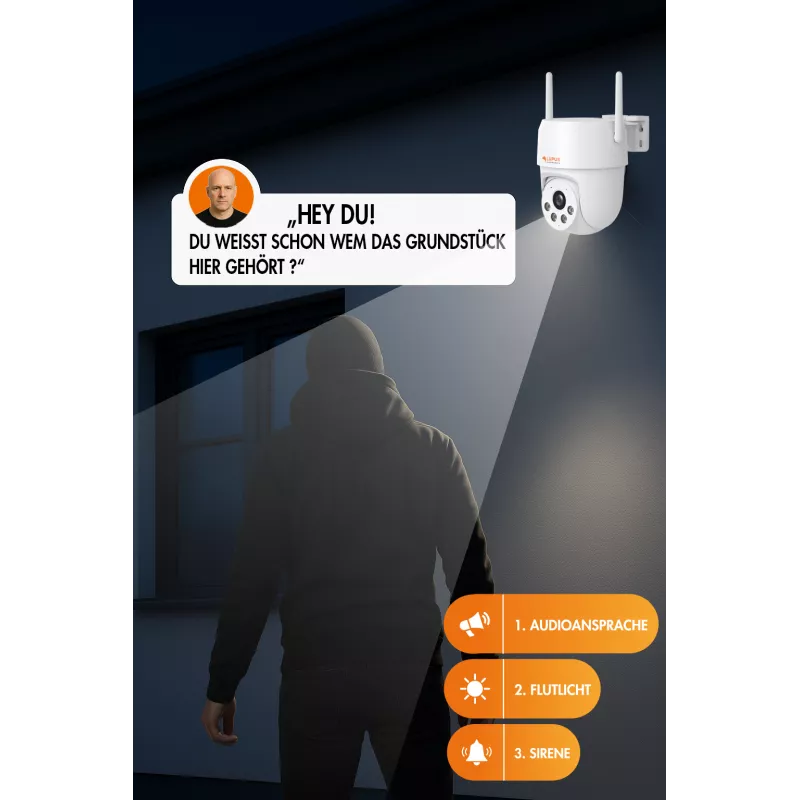 LUPUS | LE214 WLAN Alarmkamera