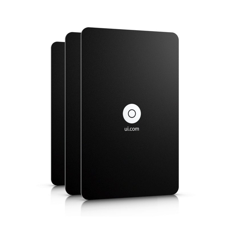 Ubiquiti UniFi Access Card &bull 100 pack &bull black &bull UA-Card-B-100 - 258788 - 2