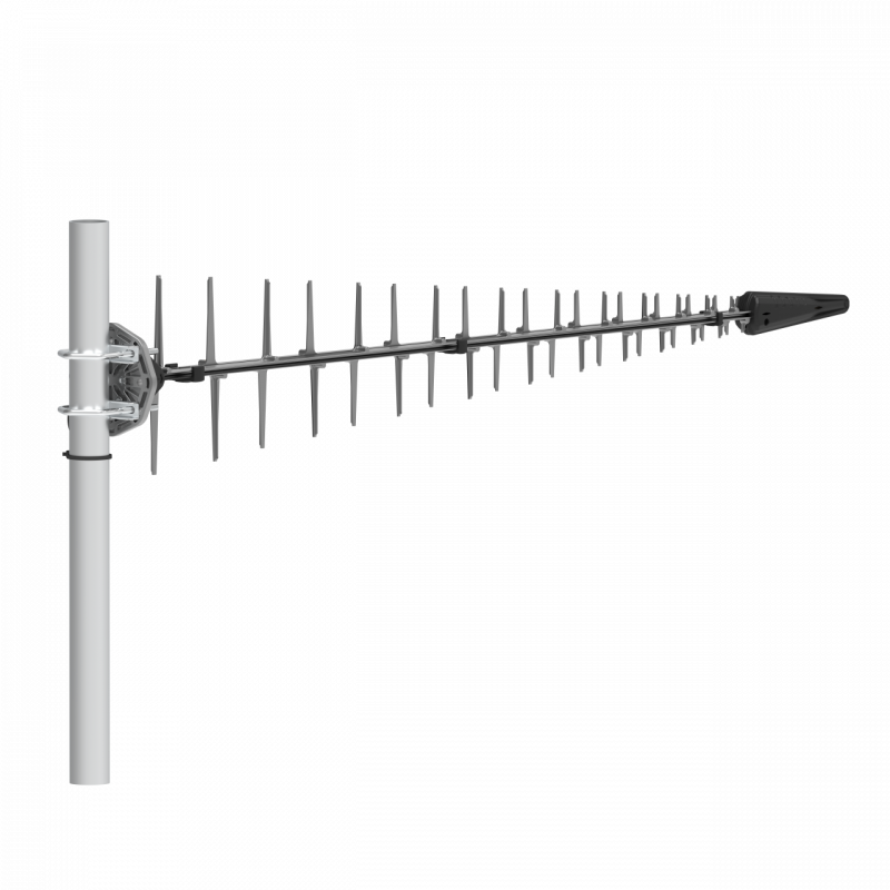 Poynting · Antennas · 5G/LTE · Mast · A-LPDA-0500-V1-01 · silver · N-Type · WiFi 6 · LoRa Helium · 11dbi Yagi/Mast - 215446 - 2