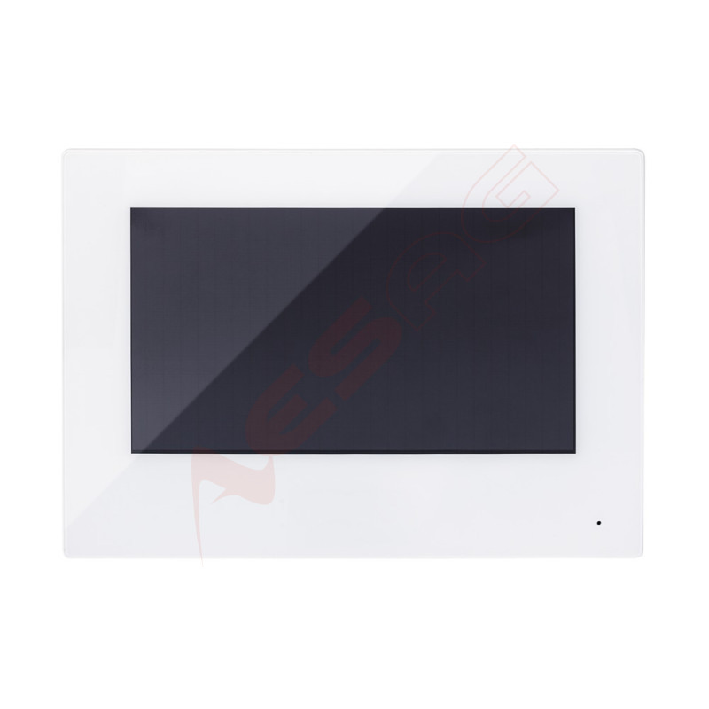 ABUS 7'' Touch Monitor weiß, 2-Draht für Türsprechanlage