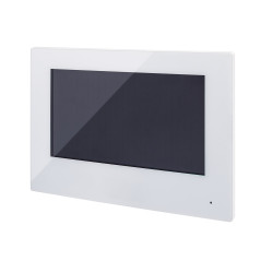 ABUS 7'' PoE Touch Monitor white, LAN/WiFi for door intercom