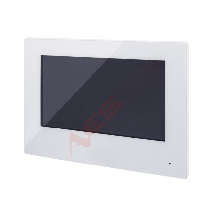 ABUS 7'' PoE Touch Monitor white, LAN/WiFi for door intercom