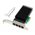 ALLNET PCIe 2.5G X4 Quad Port 2.5 Gigabit Server Adapter- Copper RJ45 - ALL0145-4-2.5G-TX - 265513 - 4