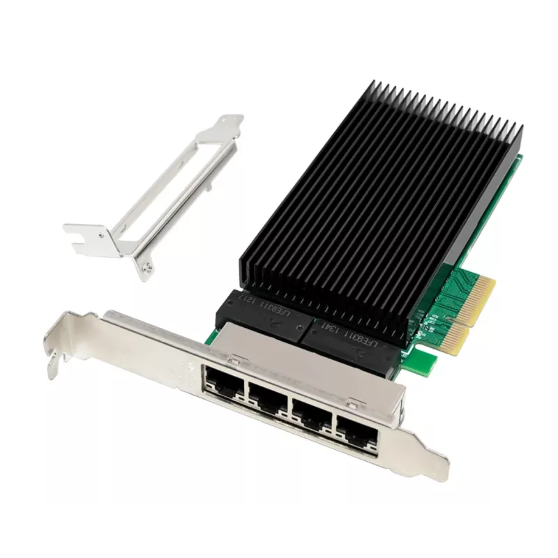 ALLNET PCIe 2.5G X4 Quad Port 2.5 Gigabit Server Adapter- Copper RJ45 - ALL0145-4-2.5G-TX - 265513 - 4