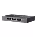 TP-Link Switch full managed Layer2 6 Port &bull 6x GbE &bull 4x PoE+ Ports &bull PoE Budget 65 Watt &bull Lüfterlos, Omada &bull