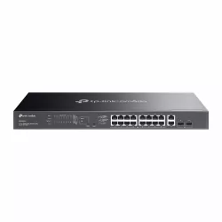 TP-Link Switch easy managed Layer2 20 Port &bull 16x 1GbE &bull 16x PoE af &bull 2x SFP, 2x 1GbE &bull 250W PoE Budget &bull Lüf