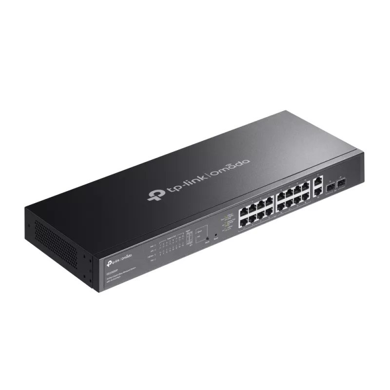 TP-Link Switch easy managed Layer2 20 Port &bull 16x 1GbE &bull 16x PoE af &bull 2x SFP, 2x 1GbE &bull 250W PoE Budget &bull Lüf