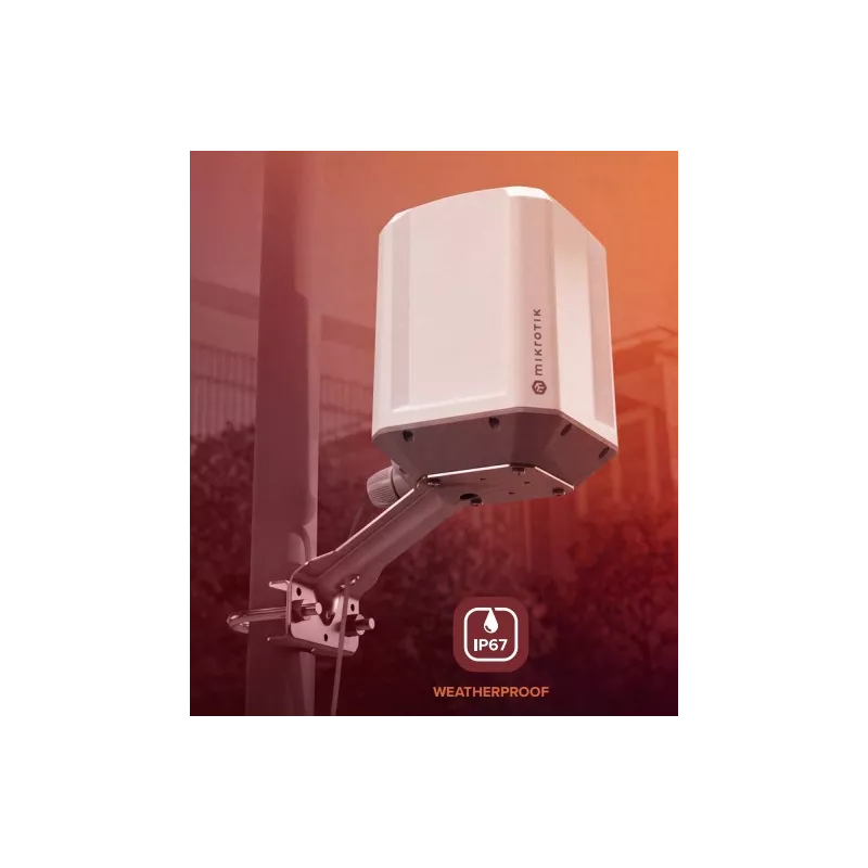 MikroTik LHG LTE18 Kit with 17dBi integrated antenna, 1x Gigabit PoE-in Port, LHGGM&EG18-EA - 267521 - 1