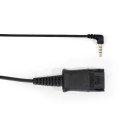 SNOM Headset ACPJ 3.5 mm adapter cable for A100M / A100D - 146977 - 1