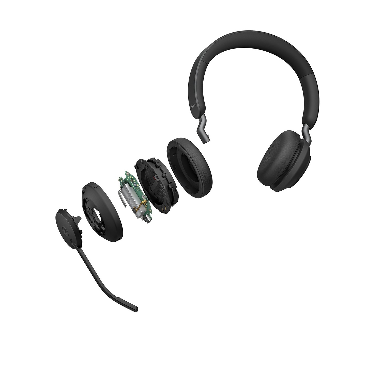 Jabra Evolve2 65 Link380a UC Stand Stereo Black - 184250 - 2