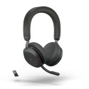 Jabra Evolve2 75 Link 380a/390 MS Stereo Black - 206600 - 1