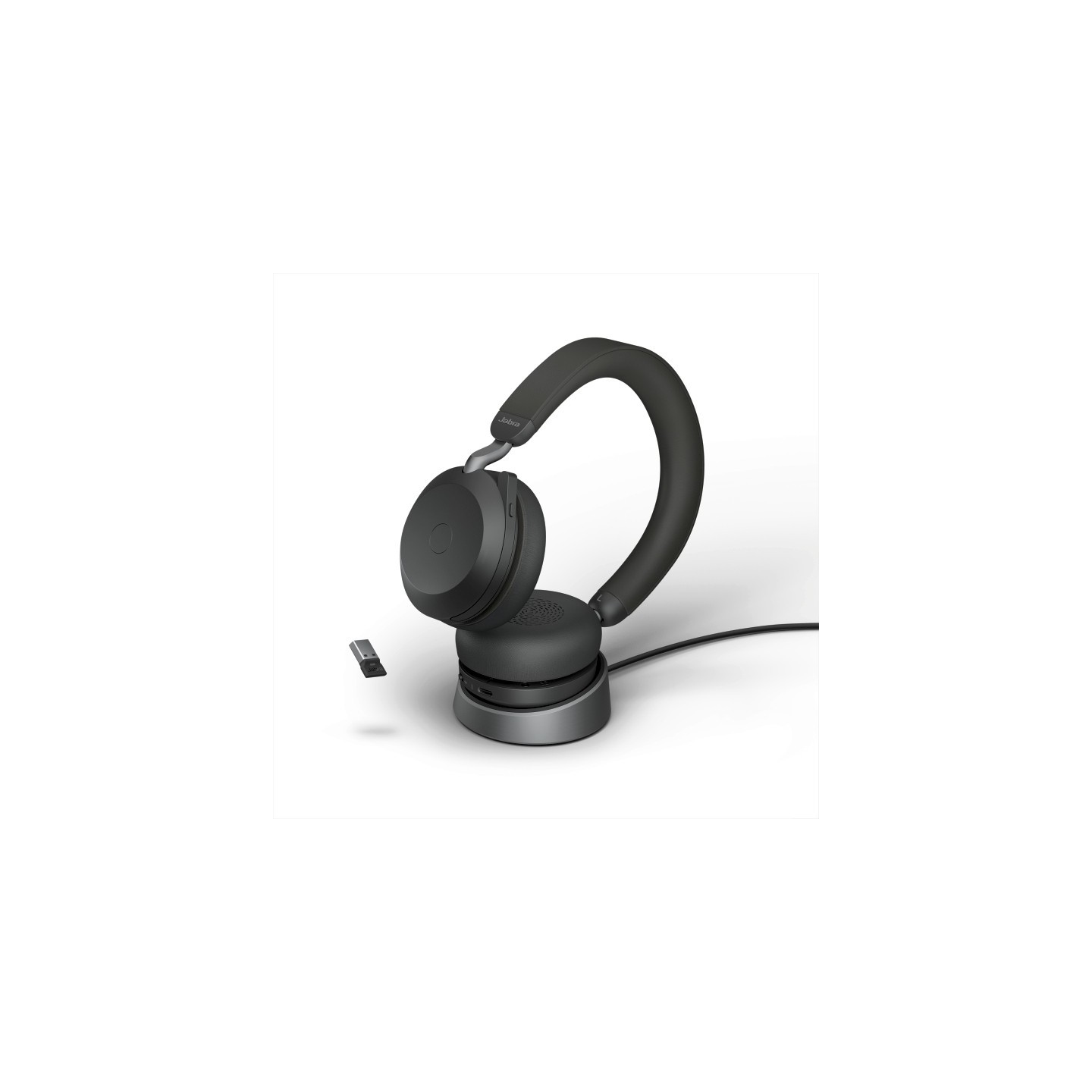 Jabra Evolve2 75 Link 380a/390 UC Stereo Stand Black - 206602 - 1