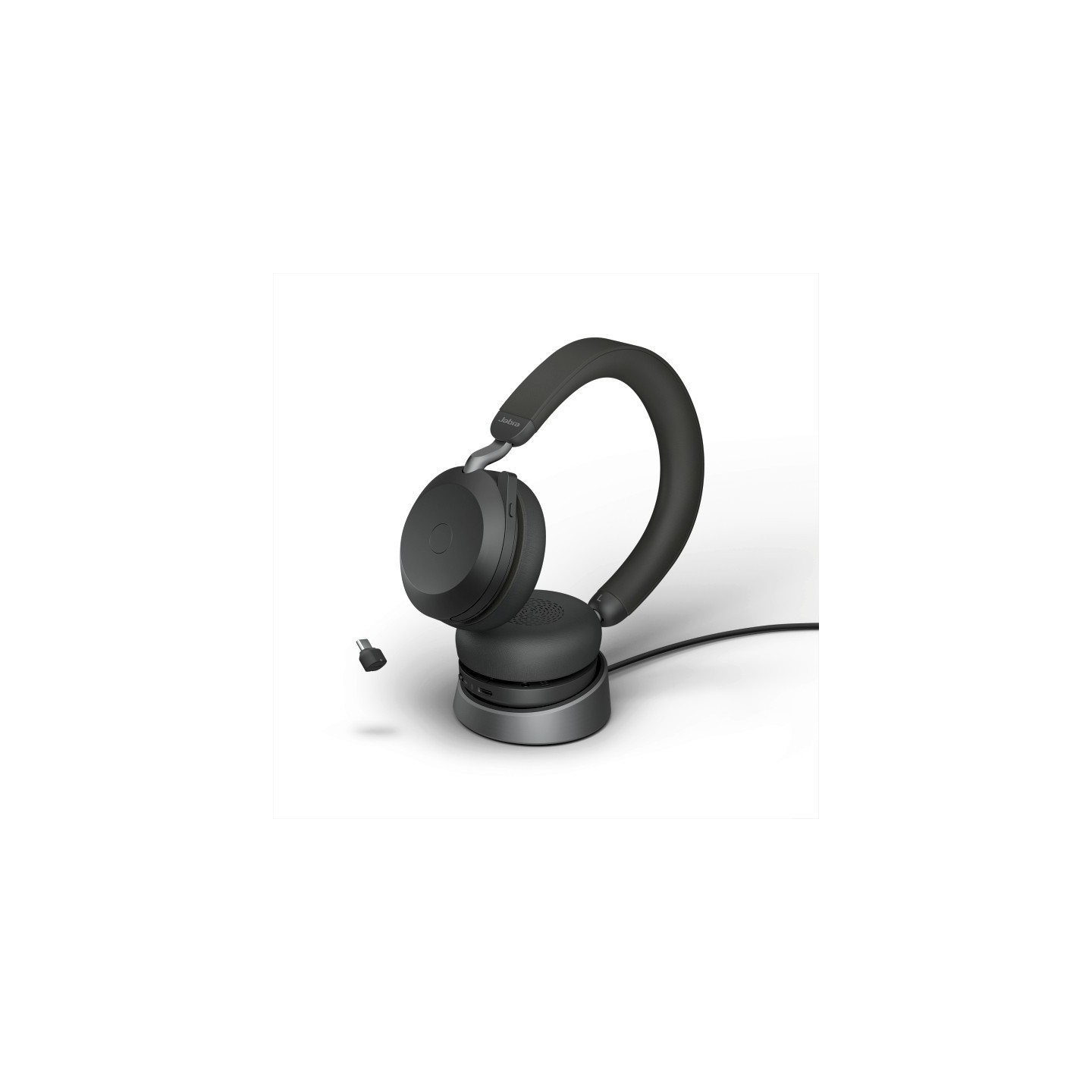 Jabra Evolve2 75 Link 380c/390 UC Stereo Desk Model, Black - 206603 - 1