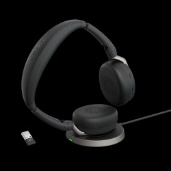 Jabra Evolve2 65 Flex Link380/390a MS Stereo with Charging Stand - 216970 - 1