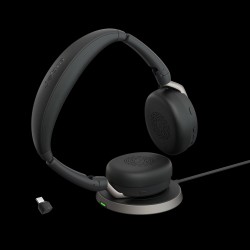 Jabra Evolve2 65 Flex Link380/390c UC Stereo with Charging Stand - 216971 - 1