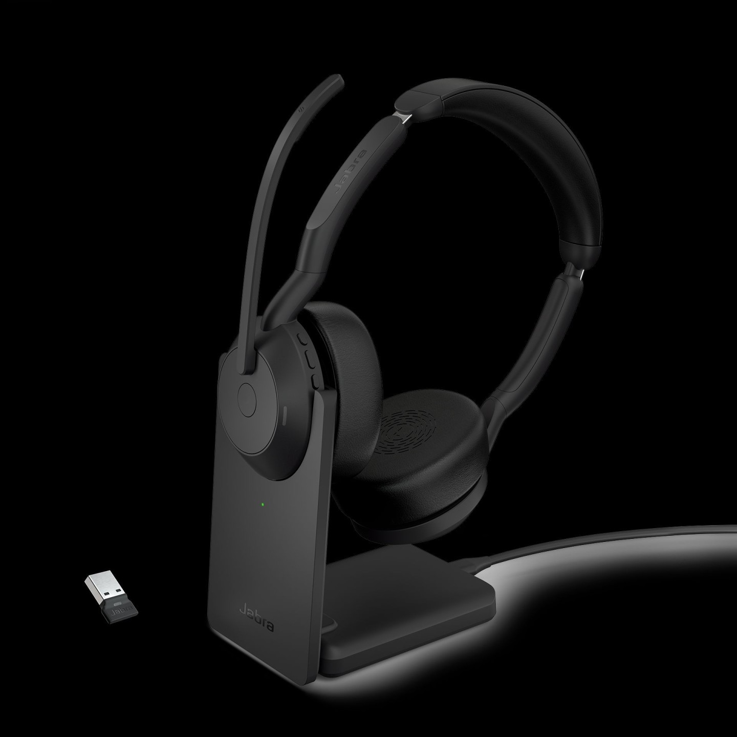 Jabra Evolve2 55 Link380/390a UC Stereo Stand - 216992 - 1