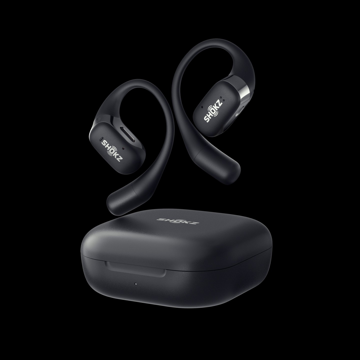 SHOKZ OpenFit Black Bluetooth Wireless Bone Conduction Headset - 234398 - 1