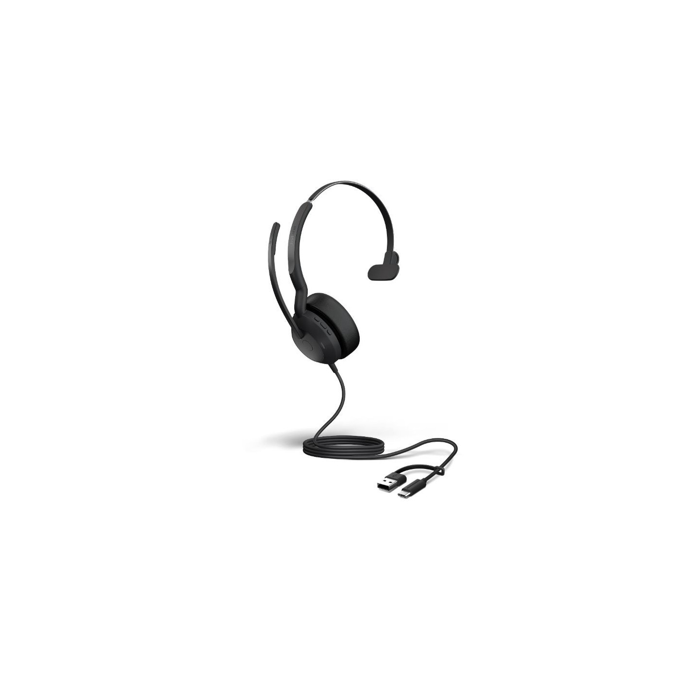 Jabra Evolve2 50 USB C/A, UC Mono, w/o - 239851 - 1