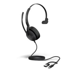 Jabra Evolve2 50 USB C/A, UC Mono - 239855 - 1