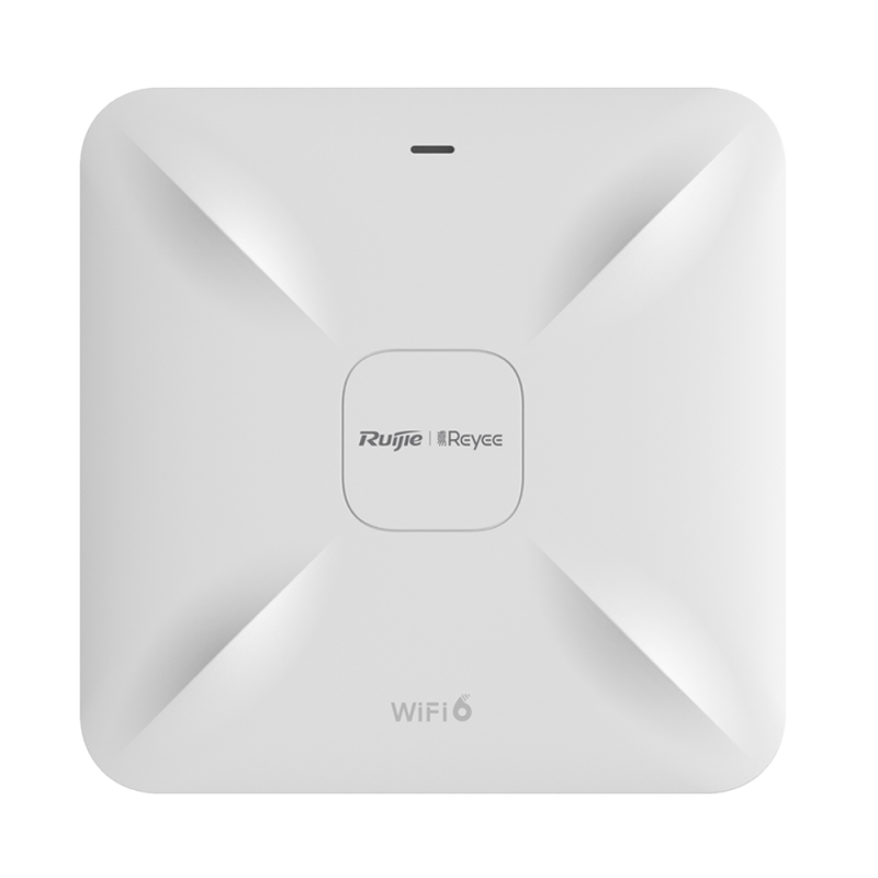 Reyee - Wi-Fi Omnidirektionaler AP 6 Hohe Dichte - Frequenz 2.4 und 5 GHz  - Unterstützt 802.11a/b/g/n/ac/ax - Übertragungsra