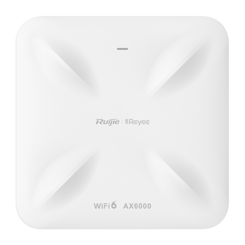 Reyee - Wi-Fi Omnidirektionaler AP 6 Hohe Dichte - Frequenz 2.4 und 5 GHz  - Unterstützt 802.11a/b/g/n/ac/ax - Übertragungsra