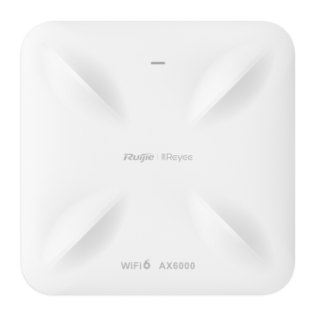 Reyee - Wi-Fi Omnidirektionaler AP 6 Hohe Dichte - Frequenz 2.4 und 5 GHz  - Unterstützt 802.11a/b/g/n/ac/ax - Übertragungsra