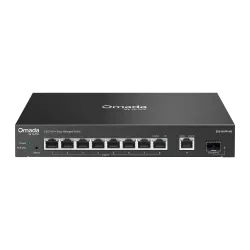 TP-Link Switch easy managed 9 Port &bull 8x 2.5 GbE &bull 1x SFP+ &bull 8x PoE++ Ports &bull PoE Budget 200 Watt &bull Lüfterlos