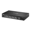 TP-Link Switch easy managed 9 Port &bull 8x 2.5 GbE &bull 1x SFP+ &bull 8x PoE++ Ports &bull PoE Budget 200 Watt &bull Lüfterlos