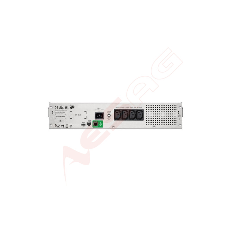 APC USV Smart, C, 1000VA, 9,2min., 19", LCD, mit SmartConnect APC - Artmar Electronic & Security AG 
